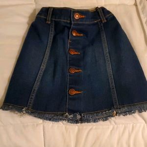 Crazy 8 girls denim skirt